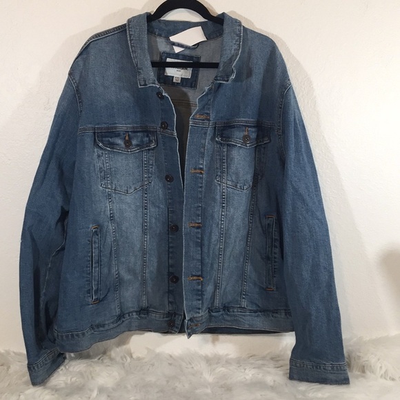 Goodfellow & Co Denim Trucker Jean Jacket 2XL New - Picture 3 of 8